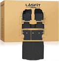 LASFIT Floor & Backseat & Cargo Mats for Toyota Corolla Cross Hybrid 2022-2026, TPE All Weather Protection Custom Fit 1st & 2nd Row Floor Liners Trunk Mats for Corolla Cross Accessories, Black