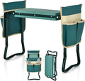 ReunionG Garden Kneeler and Seat, Foldable Garden Stool with Thick Kneeling Pad & Tool Bag, Heavy Duty 2 in 1 Gardening Bench for Seniors, Women, Parents