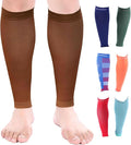 Doc Miller Compression Calf Sleeve for Men & Women – 20-30mmHg Graduated Support for Running, Shin Splints, Calf Strain – Knee High, Small to 6XL Plus Size