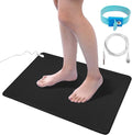 WONMAOUL Grounding Mat Kit for Healthy Grounding Energy, Grounding Pad for Sleep with Grounding Wristband & 15ft Grounding Cord, for Improve Sleep
