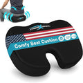 Xtreme Comforts Seat Cushions | Office Chair Cushions for Desk, Car, Wheelchair| Ergonomic Memory Foam Seat Cushion for Support & Comfort | Helps Improve Sitting Posture for Work & Body Relief