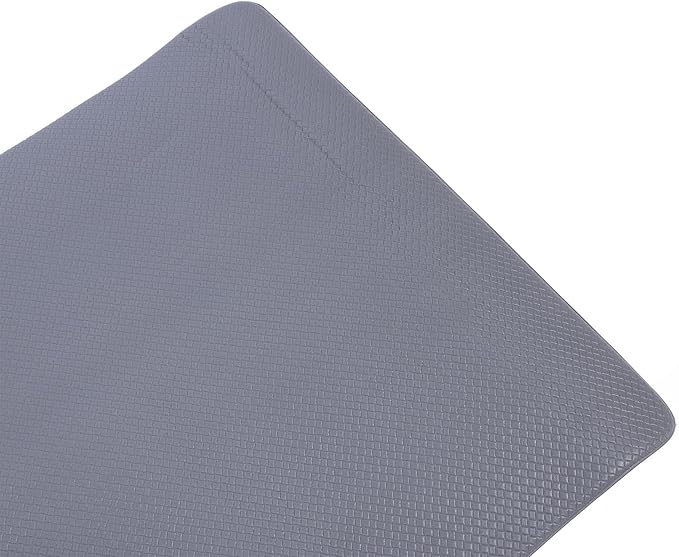 Anti Fatigue Floor Mat, Kitchen Rug with Non Slip PVC, Thick Cushioned Standing Mat for Home Office, Shock Absorbing Anti Slip Easy to Clean 10mm Thick Comfort Mat
