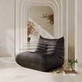 Foam Bean Bag Chairs for Adults,Big Faux Leather Bean Bag Sofa,Floor Lazy Couch for Living Room Bedroom Dorm Office