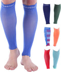 Doc Miller Compression Calf Sleeve for Men & Women – 20-30mmHg Graduated Support for Running, Shin Splints, Calf Strain – Knee High, Small to 6XL Plus Size