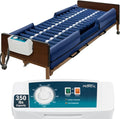 ProHeal Low Air Loss Alternating Pressure Mattress and Overlay - Pressure Surfaces for Bed Sores with Silent Pump for Hospital Bed with Analog Controls (Mattress, 36" x 80" x 8"x 3" Air Perimeter)