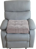 Tufted Corduroy Recliner Seat Cushion for Elderly, High Density Foam Large Square Seat Cushion for Recliner Chair, Floor Pillow, Office Chair, Car, No Pressure on Thighs, 20x20x4