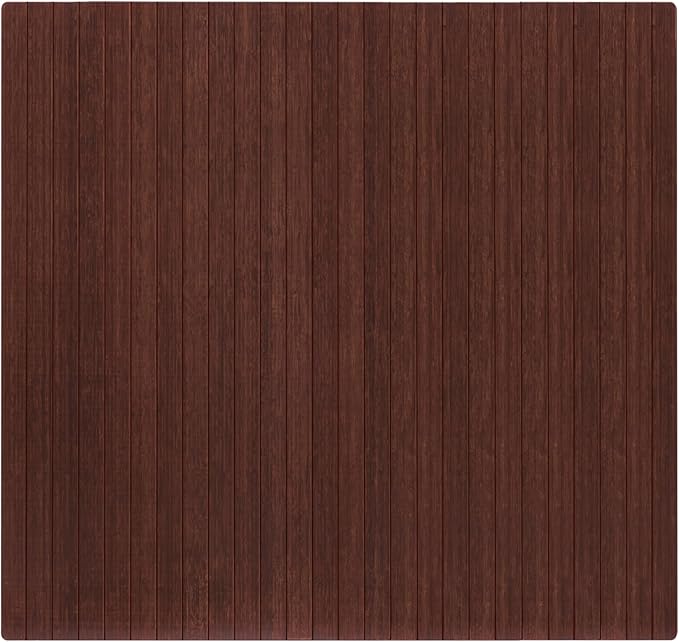 Anji Mountain Office Chairmat Thickest & Sturdy Bamboo Chairmats Highly Premium Quality Anti-Slip Heavy Duty for Multi-Purpose Hardwood Floor Office & Home Floor Protector Office Chair mat-5mm Thick
