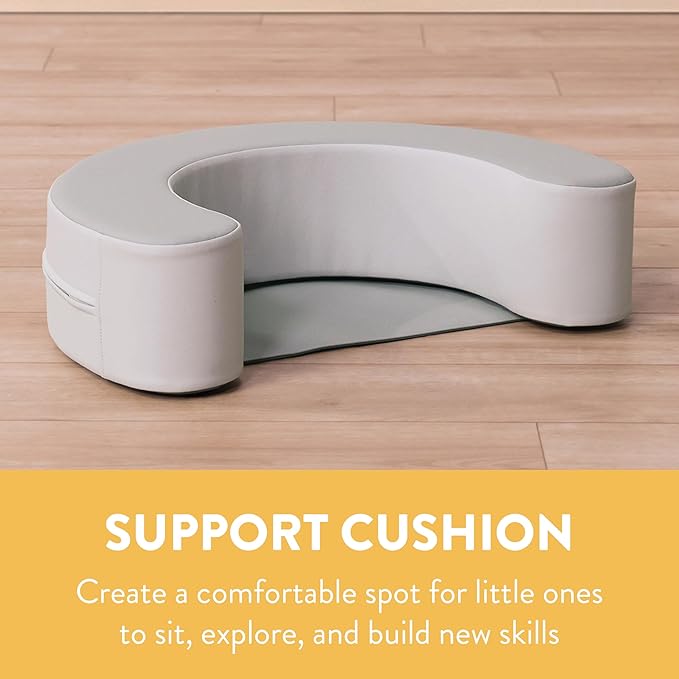 Sit 'n' Support Cushion, Floor Seat, Grey/Light Grey