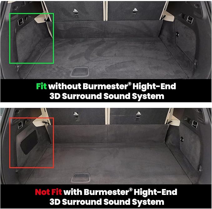 LASFIT Cargo Mat & Backrest Mat for Mercedes Benz GLS 450/580 / 63 AMG 2026 2025 2024 2023 2022 2021 2020, All Weather TPE Waterproof Cargo Liner Custom Fit GLS 2020-2026 Trunk Mat with Seatback