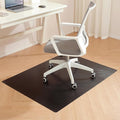 Gaming Chair Mat for Hardwood Floor, 30 x 48 Inch Computer Desk Chair Mat, Black Plastic Floor Protectors for Chairs, Heavy Duty Wood Tile Floor Mats for Home & Office
