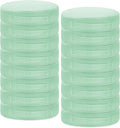 16 Pcs Round Floor Cushions for Kids, 15'' Plush Flexible Seating Pillows with Handles, Soft Chair Seats for Classroom Elementary Daycare Preschool Playroom Reading Corner Green
