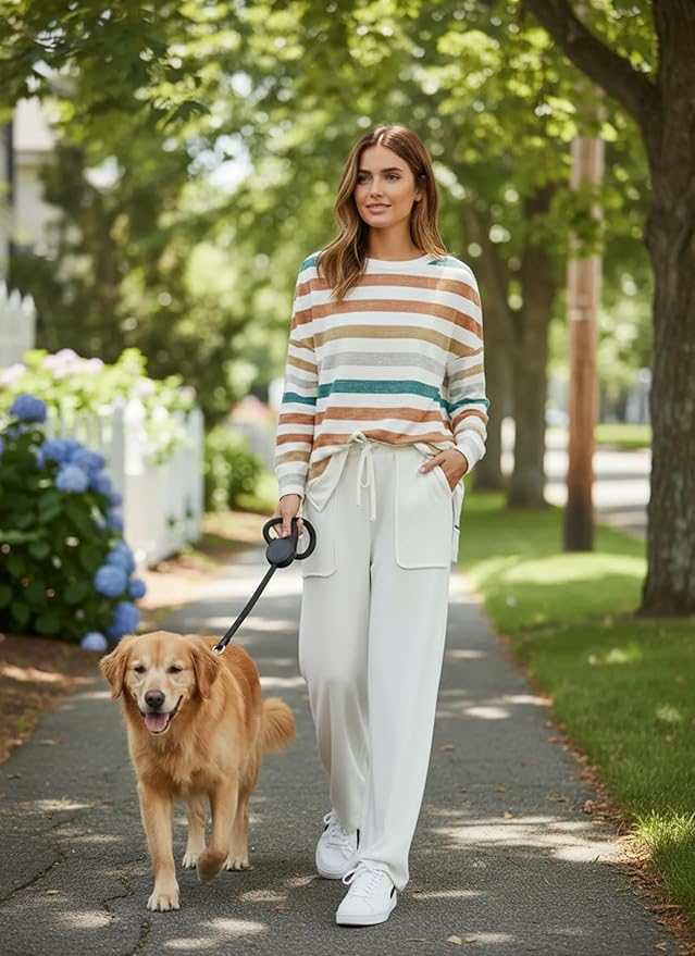 ETCYY NEW Lounge Sets for Women 2 Piece Outfits with Side Split Sweatshirt Tops and Wide Leg Sweatpants