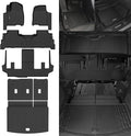 Naibeve Floor Mats for 2021-2024 Chevrolet Suburban/GMC Yukon XL/Cadillac Escalade ESV 7 Seats Bucket Seats - All Weather for Suburban/Yukon XL/Escalade ESV Floor Mats Cargo Mat 3rd Row Backrest Mats