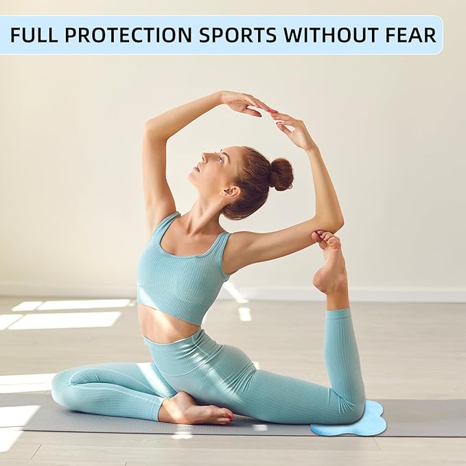 Yflingjie 2 packs Yoga Knee Pad Cushion Extra Thick for Knees Elbows Wrist Hands Head Foam Pilates Kneeling pad Yoga Knee Cushion Thick Exercise Pads for Knees Elbows Wrist Hands Head Foam Pilates Kneeling pad，Support Foam Pads for Women and Men