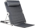 Jarler Bed Backrest Adjustable Chair - Lifting Folding Bed Back Rest Support Resting Reading Seating Beach, 6 Degree Sit-up Folding Wedge for Elder Disability (Oxford Cloth, Black)