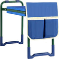 sancat Garden Kneeler and Seat with Thicker and Wider Soft Kneeling Pad,Foldable Heavy Duty Durable Garden Stool with Tool Bag, Portable Garden Bench,Gardening Gift for Women and Men sennior