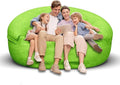 Bean Bag Chair for Adults 6FT,Soft Removable Cover for Teens/Girls Bedroom,Fluffy Giant Round Floor Beanbag Lounger Chairs (No Filler,Green)