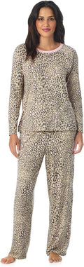 Cuddl Duds Womens Matching Pajama & Lounge Set - Lightweight Long Sleeve PJ Shirt & Pants - Sleepwear & Loungewear Sets