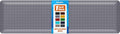 StepRite 1” Thick Kitchen Mats for Floor, Anti Fatigue Kitchen Rugs, Non-Slip,Heavy Duty Waterproof Kitchen Rug, Standing Desk Mat, Gifts for Friends, Family, Home, Kitchen, Office (72" x 20", Grey)