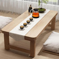 Japanese Floor Sitting Tables, Large Size Floor Desk Folding Tea Table Chabudai Coffee Table Low Table for Living Room Home Tatami Office Folding Tray Table 39.3in