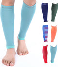 Doc Miller Compression Calf Sleeve for Men & Women – 20-30mmHg Graduated Support for Running, Shin Splints, Calf Strain – Knee High, Small to 6XL Plus Size