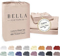 Bella Coterie Luxury Bamboo Viscose Twin Size Sheet Set | 100% Organically Grown | Ultra Soft | Cooling for Hot Sleepers | 18" Deep Pocket [Dusty Rose]