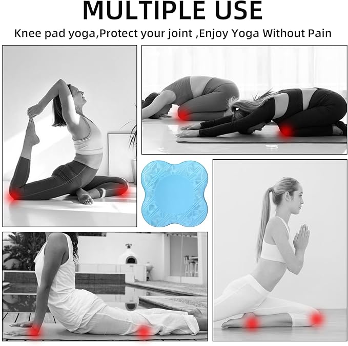 Yflingjie 2 packs Yoga Knee Pad Cushion Extra Thick for Knees Elbows Wrist Hands Head Foam Pilates Kneeling pad Yoga Knee Cushion Thick Exercise Pads for Knees Elbows Wrist Hands Head Foam Pilates Kneeling pad，Support Foam Pads for Women and Men