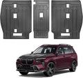 Compatible for 2019-2025 BMW X7 Seat Back Cover Rear Seat Protectors All Weather TPE Backrest Mats for 2019-2025 BMW X7 Accessories (2nd Row Backrest Mats)