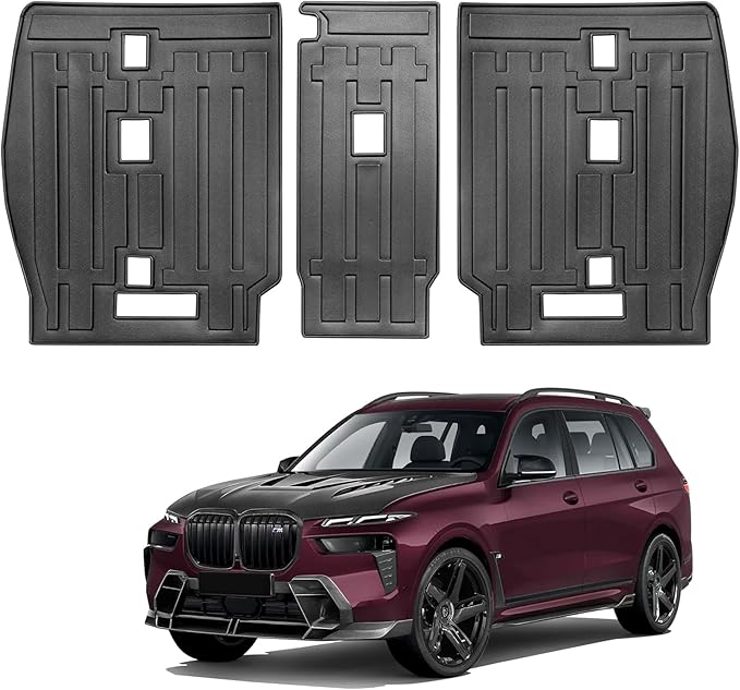 Compatible for 2019-2025 BMW X7 Seat Back Cover Rear Seat Protectors All Weather TPE Backrest Mats for 2019-2025 BMW X7 Accessories (2nd Row Backrest Mats)