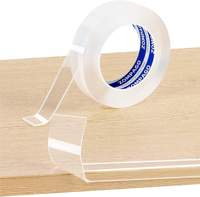 ZOMPAGO Clear Soft Corner Protectors for Furniture Strip,1.2in x9.84FT,Sharp Edge & Table Bumper,Window Edge,Wall Protector, Soft Corner Guards Safe for Proof,Table Corner Protectors in Family