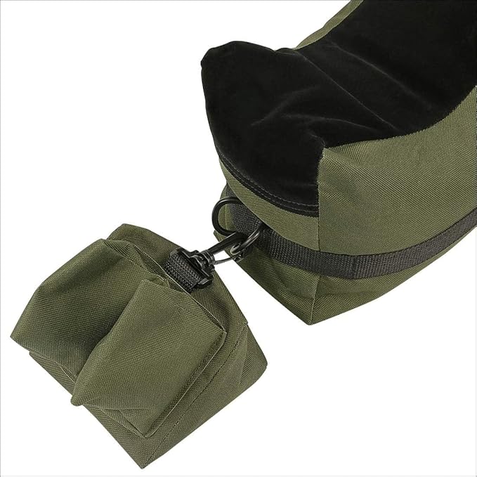 Twod Outdoor Shooting Rest Bags - Target Sports Bench Rest with Front & Rear Support SandBag Stand Holders for Gun Rifle Shooting Hunting Photography - Unfilled