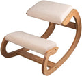 Ergonomic Kneeling Chair, Heavy Duty Posture Kneeling Stool with Extra Padding, Posture Support Comfortable Chairs, Angled Rocking Stool & Balancing Seat, for Adult Home, Office, Living Room