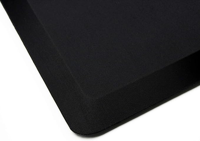 Ultralux Anti-Fatigue Standing Comfort Mat, Thick Non-Slip Cushioned Kitchen Floor Mat 3/4” Thick 20" x 32" Premium Durable Ergonomic Multi-Use Standing Support Pad, Home, Office, Kitchen Rug, Black