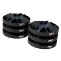 Original Round Foundation Block - Deck Support - Handi Block USA Made - Durable & Strong Floating Shed Platform Base 100% Recyclable, Deck Pedestal for Floating Pier Post Beam Support (6 Pack)