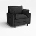 Apicizon Modular Sectional Sofa Single Seat, Black