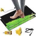 Grounding Mat, Universal Earth Energy Pad for Healthy, Eliminate Static Improve Sleep, Reduce Inflammation Pain and Anxiety, for Foot or Desk Use, Soft and Conductive