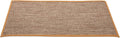 Anti-Skid Linen Kitchen Floor Mat with Rubber Backing Washable Brown Cushion Rug for Indoor Outdoor Entryway Non-Slip Patio Floor Pad for Bathroom Kitchen and Wet Areas