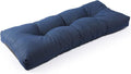 SUNROX LokGrip Non Slip Tufted Memory Foam Bench Cushion, FadeShield Water Resistant Durable Thicken Outdoor/Indoor Bench Seat Pads 42x16x4 inch, Navy