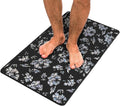 Grounding Mat for Bed Feet Sleep Yoga Pet Desk Grounding Pad for Energy Balance Wellness with 15ft Grounding Cord 23.6"x13"