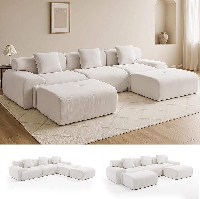 MastonHome Soft Boneless Lounge Couch for Apartment Living, Ideal for Renters & Small Homes, Casual Seating for Relaxing in Living Rooms