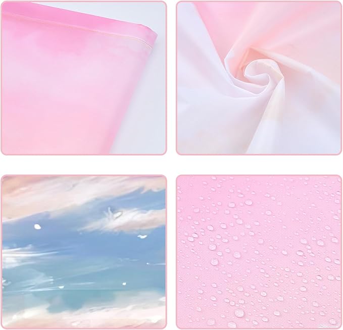 8 Pcs Fluorescent Light Covers - 4 x 2 Feet Covers for Ceiling Lights, Magnetic Light Filters for Classroom, Office, Hospitals, Home (Sunset Glow)