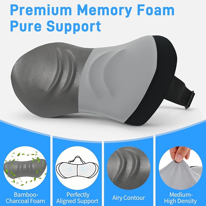 Lumbar Support Pillow for Office Chair - Lumbar Pillow for Car - Ergonomic Lumbar Support Pillow for Car Back Support Cushion