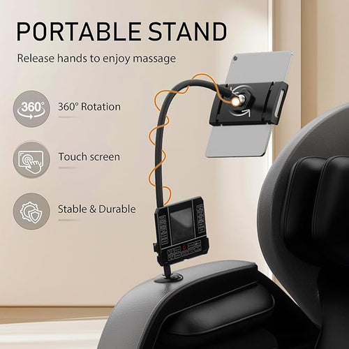 2026 Massage Chair for Full Body 4D Zero Gravity, with Heat Therapy, SL-Track Shiatsu Foot Rollers, Yoga Stretch, Heating Function, for Home Office Use,Black (Gray)