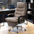 Office Chair with Foot Rest Adjustable Height Soft Padded Desk Chair High Back Computer Chair for Home, Office