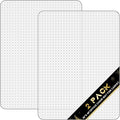 PURE JAJA Chair Mat for Carpet, Clear PVC, Modern Style, Low Profile Design with Beveled Edges, Durable Floor Protection for Home Office, 36 x 48Inches, 2 Pack