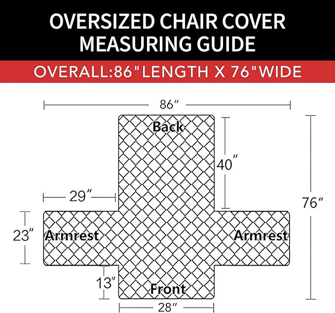 Easy-Going Oversized Chair Sofa Slipcover Reversible Sofa Cover Water Resistant Couch Cover Furniture Protector Cover with Elastic Straps for Pets Dog (Oversized Chair, Chocolate/Ivory)