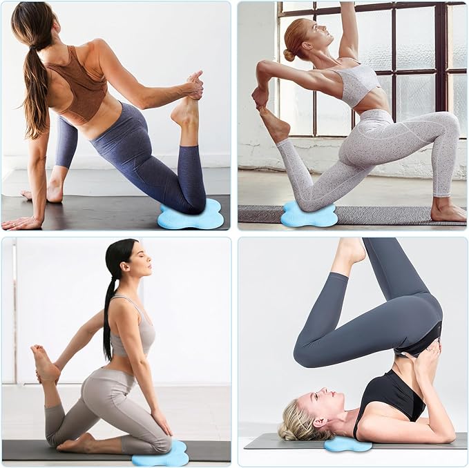 Yflingjie 2 packs Yoga Knee Pad Cushion Extra Thick for Knees Elbows Wrist Hands Head Foam Pilates Kneeling pad Yoga Knee Cushion Thick Exercise Pads for Knees Elbows Wrist Hands Head Foam Pilates Kneeling pad，Support Foam Pads for Women and Men