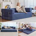 Multi-functionalcorduroy Sofa Bed, Crafted from Corduroy Fabric, is Ideal for Apartments and Living Rooms. Sleeper Sofa Couch Folding futon or Foldable Floor Convertible Floor Studio | Multi-functional