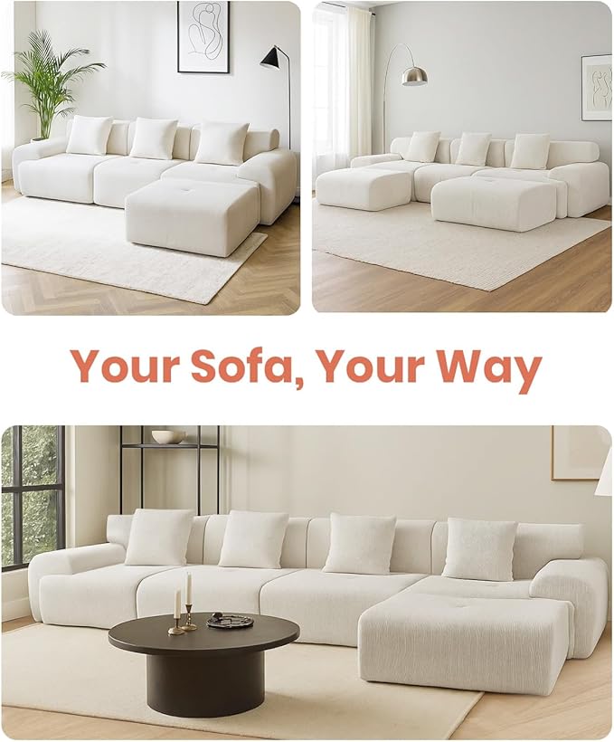 MastonHome Soft Boneless Lounge Couch for Apartment Living, Ideal for Renters & Small Homes, Casual Seating for Relaxing in Living Rooms