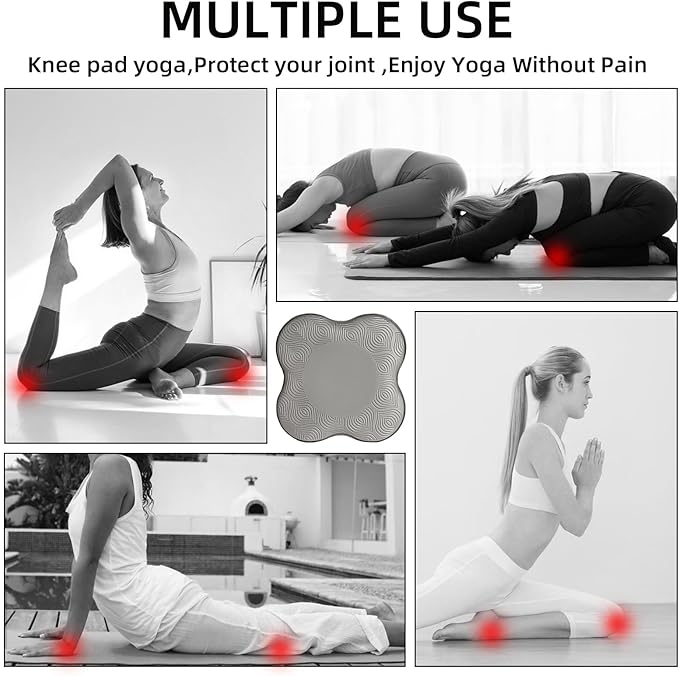 Yflingjie 2 packs Yoga Knee Pad Cushion Extra Thick for Knees Elbows Wrist Hands Head Foam Pilates Kneeling pad Yoga Knee Cushion Thick Exercise Pads for Knees Elbows Wrist Hands Head Foam Pilates Kneeling pad，Support Foam Pads for Women and Men